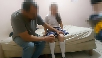 Mexican Schoolgirl And Her Neighbor Secretly Arrange A Gift, Engage In Sexual Activity With A Young Man From Sinaloa In A Homemade Video