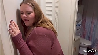 Fat Babe Gets Caught And Filled With Cum