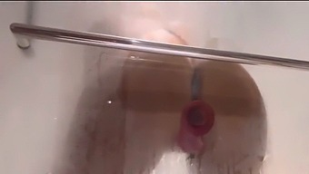 Maximize Pleasure With The Perfect Angle In This Hot Shower Dildo Session