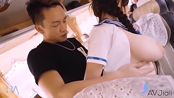 Horny Taiwanese Babe Seduces A Stranger And Gets Fucked On The Bus