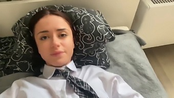 Russian Schoolgirl Fucks Her Step Brother In High Definition