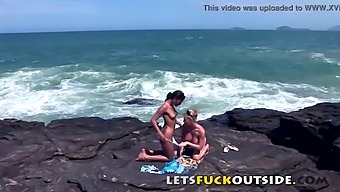 Outdoor Sex Adventure With Daring Babes Who Enjoy Getting Caught