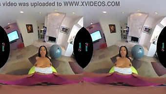 Jenna Foxx Takes On Her Back In Yoga Pants During Vrhush Scene