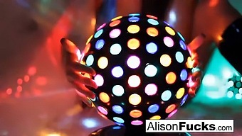 Alison Tyler'S Voluptuous Curves On Full Display In Disco Ball Scene