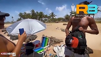 Brazilian Director Baiano And His Wife'S Steamy Beach Encounter