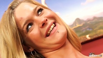Busty Blonde Klara Gives Oral Pleasure And Swallows Semen Instead Of Posing For A Photoshoot