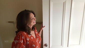 Older Woman Enjoys A Surprise Visit From Her Landlord And A Wild Sex Session.