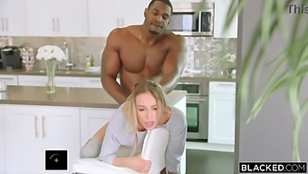 Cheating Blonde Gets Her Deepthroat Desires Fulfilled By Strong Black Lover