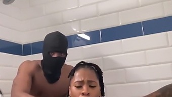 Mature Woman Enjoys Interracial Anal Sex In The Shower